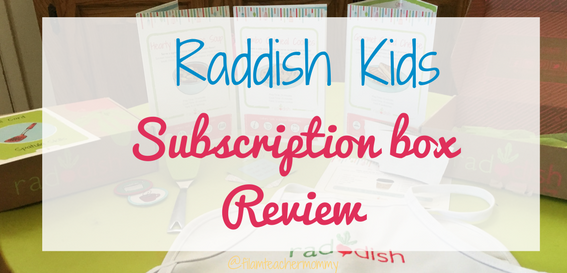 raddish kids subscription box review