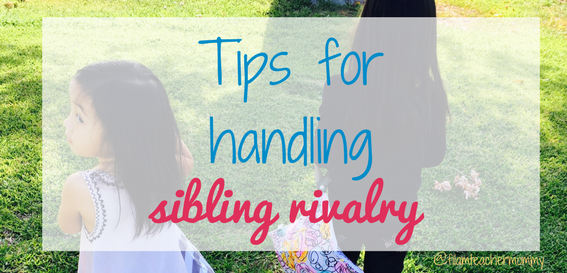 tips for handling sibling rivalry